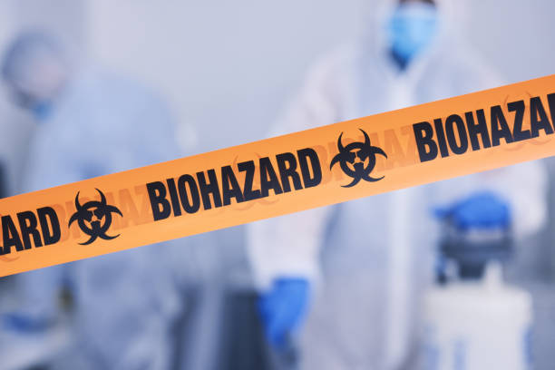 Professional Biohazard Cleanup technician working in Cloverdale, CA